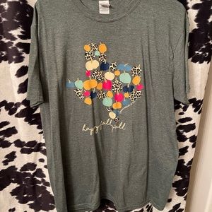 Green Texas pumpkin tshirt